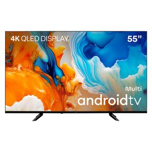 Smart TV Qled 55" 4K Multi Android 3 HDMI 2 USB - TL060M