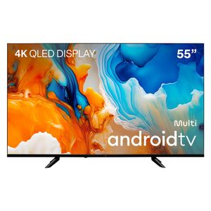 Smart TV Qled 55" 4K Multi Android 3 HDMI 2 USB - TL060M