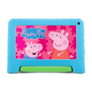 Tablet Multi Peppa Pig com Controle Parental 2GB RAM + 32GB + Tela 7 pol + Android 13 (Go edition) + Processador Quad Core Preto - NB402