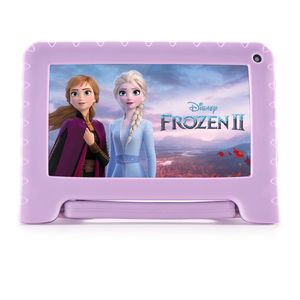 Tablet Infantil Frozen II com Controle Parental 2GB RAM + 32GB + Tela 7 pol + Android 13 (Go edition) + Processador Quad Core Preto Multi - NB398