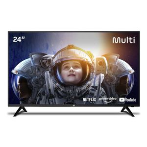 Smart Tela DLED 24'' HD Multi Linux 2 HDMI 2 USB Wi-Fi - TL040
