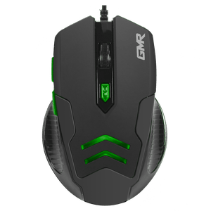 Kit Mouse e Mousepad Gamer 3200DPI Preto e Verde Multi - MO273
