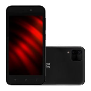 Smartphone Multi E 2 3G 64GB Wi-Fi Tela 5 pol. Dual Chip 1GB RAM Android 11 (Go edition) Processador Quad Core - Preto - P9219