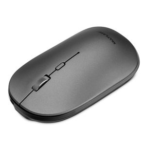 Mouse Sem Fio Slim Bluetooth e USB, 1600dpi, 4 Botões e Clique Silencioso Com Pilha Inclusa Grafite - MO333