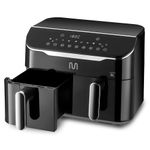 Fritadeira Air Fryer Cesto Duplo Preta