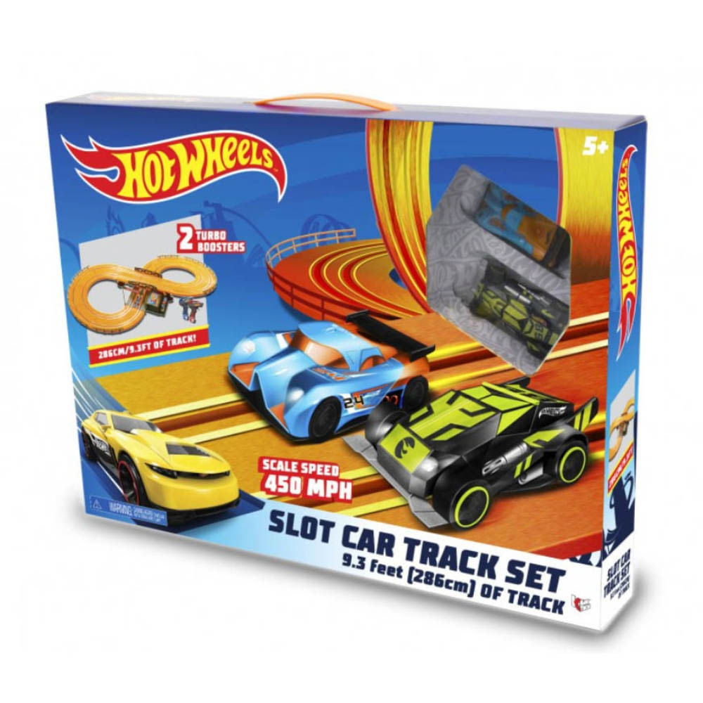 Hot Wheels Track Set (286cm) Basic Multikids - BR081 - Loja