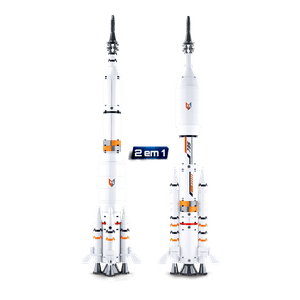 Blocos Cubic Foguete Astronauta 167pçs Multikids - BR1033