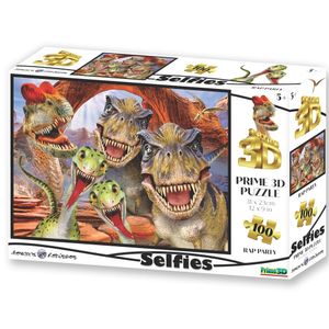 Quebra-Cabeça 3D Dino Selfie 100pçs Multikids - BR1053