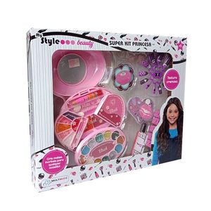 Estojo de Maquiagem Infantil My Style Beauty Super Kit Princesa +5 Anos Multikids - BR1333