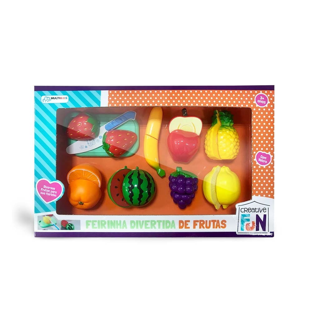 Creative Fun Feirinha Divertida Frutas Multikids - BR1112 - Loja
