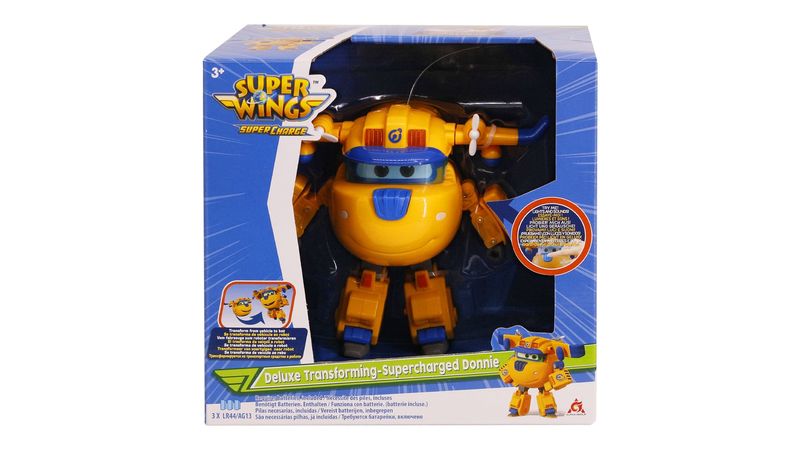 Super Wings Transformável Deluxe Supercharged Donnie