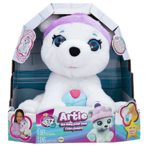 Pelúcia Urso Polar Club Petz Artie com Mecanismo Multikids - BR1869