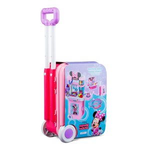 Maleta de Viagem Minnie Cozinha Playset 3 em 1 Multikids - BR1298