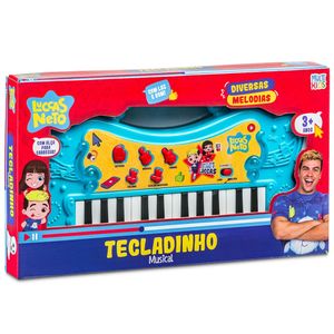 Teclado Musical com Luz e Som Luccas Neto Multikids - BR1812