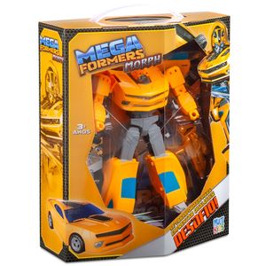 Carrinho Transformável Megaformers Morph Amarelo Multikids - BR1760