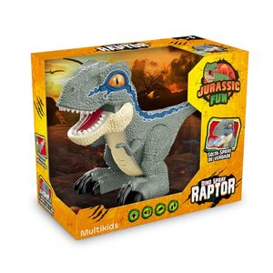 Dinossauro Jurassic Fun Dino Spray Raptor Multikids - BR2102