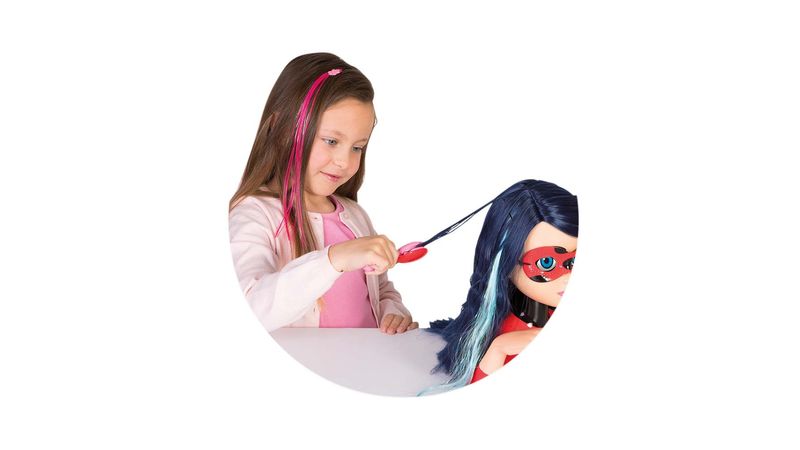 Busto Miraculous Ladybug Head Styling Deluxe Com Acessórios