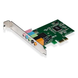 Placa de Som Multilaser com Barramento PCI Express de 32 Bits e Saída de Áudio 5,1 - GA140