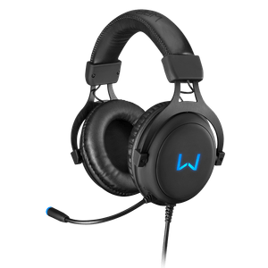 Headset Gamer Volker USB 7,1 3D Surround Sound LED Azul Warrior - PH258