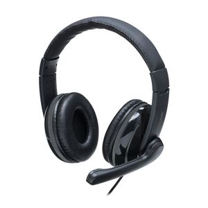 Headset Pro Conexão P2 Cabo de 210cm Cancelamento de Ruído Controle de Volume e Microfone Driver 40mm Potência 30mw c/ Adaptador P3 Preto - PH316