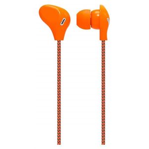 Fone De Ouvido Cabo De Nylon E Microfone Laranja Multilaser - PH198