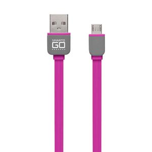 Cabo USB 2,0 e Micro USB de 5 Pinos Smartogo com Cabo de 2 Metro de Comprimento Rosa Multilaser - WI312R