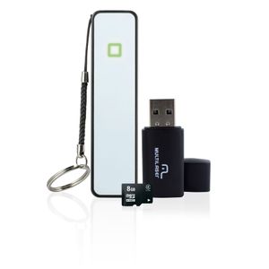 Kit Smartphone Multilaser Power Bank 2600mAh + Leitor de Cartão + Cartão de Memória CL4 8GB – MC200