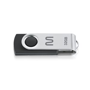Pen Drive Twist 32GB USB Leitura 10MB/s e Gravação 3MB/s Preto Multilaser - PD589