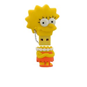 Pen Drive Lisa Simpsons 8GB USB Leitura 10MB/s e Gravação 3MB/s Multilaser - PD072