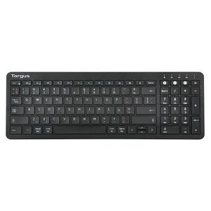 Teclado Sem Fio Midsize Antimicrobiano com Indicador de Bateria Dual Mode Bluetooth 5.1 + USB 2.4ghz Targus - AKB863
