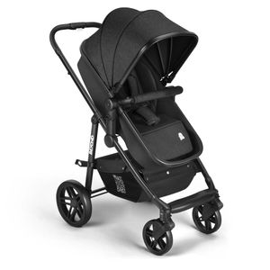 Carrinho de bebê Passeio Beyond 2 em 1 Assento Moisés 0-15kg Preto Multikids Baby - BB428
