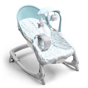 Cadeira de Descanso e Balanço Spice Dobrável 0-18kgs Azul Multikids Baby - BB292