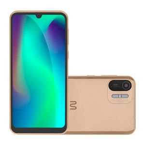 Smartphone Multilaser F Max 2 3G 64GB Wi-Fi Tela HD+ 6.1 pol. Dual Chip 1GB RAM Câmera 8MP + Selfie 5MP Android 11 (Go edition) - Dourado - P9170