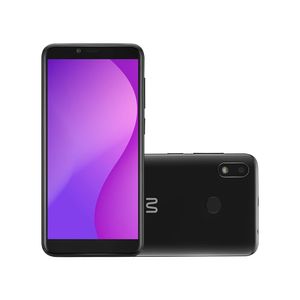 Smartphone Multilaser G 4G 16GB Tela 5.5 Processador Octa Core Sensor de Digitais Android 9.0 GO Preto - P9095