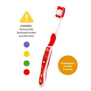 Escova de Dente Kids DPA 3+ com 1 Unidade (Cores Sortidas) Multi Saúde - HC580