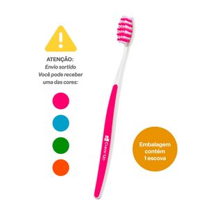 Escova de Dente Kids Clear Up Slim com 1 Unidade (Cores Sortidas) Multi Saúde - HC583