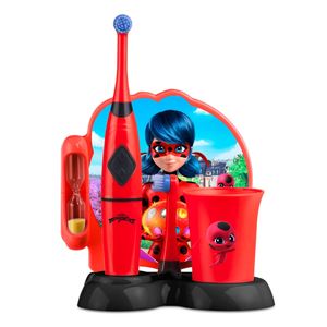 Escova Elétrica Rotacional infantil - Lady Bug Miraculous - HC428