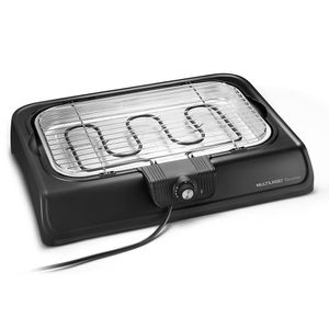 Churrasqueira Elétrica Premium Multilaser 127v-1800w Com Controle De Temperatura e Acabamento Preta - CE033