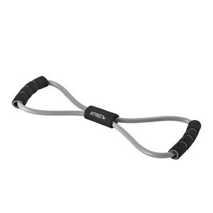 Extensor Toning Tube Fitness em Formato de 8 Fitness Cinza/ Preto Atrio - ES222