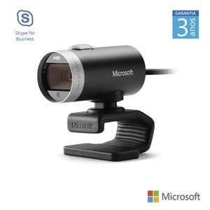 Webcam Cinema USB Preta Microsoft - H5D00013
