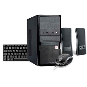 Computador Multilaser Intel Core I3 4GB 1TB HD Linux + Acessórios Preto - DT021