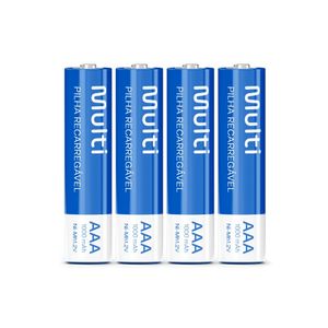Pilhas Recarregáveis AAA 1000Mah com 4 Unidades Multi - CB050