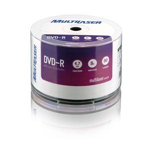 MIDIA DVD-R VEL, 08X - 50 UN, SHRINK - DV050