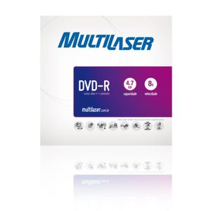 MIDIA DVD -R VEL, 08X -   25 UN, ENVELOPE CARTAO EM SHRINK  - DV001