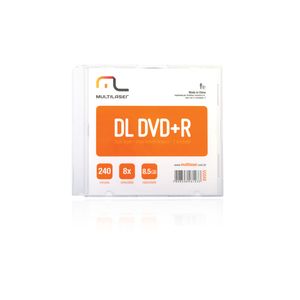 Midia Dvd+R Vel 8X - Print Dual Layer Branco - DV055