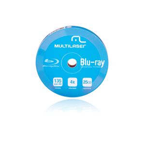 Mídia Dvd-R Multilaser Shrink Blue Ray Pino C/10 - DV057