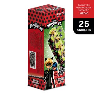 Curativo Estampado Cat Noir Caixa com 25 unidades Miraculous - HC362