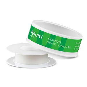 Micropore 1,2 x 4,5 cm Branco Multi Saúde - HC321