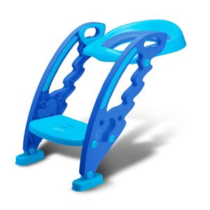 Redutor de Assento com Escada Step Potty Azul 18+M Multikids Baby - BB051