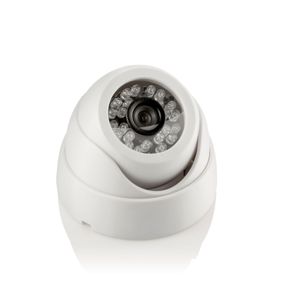 Camera De Seguranca Dome Plastico Ahd 1080P 3,6Mm - 24 Leds-Branca Multilaser - SE174